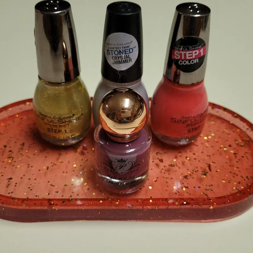 Red Jewelry Tray